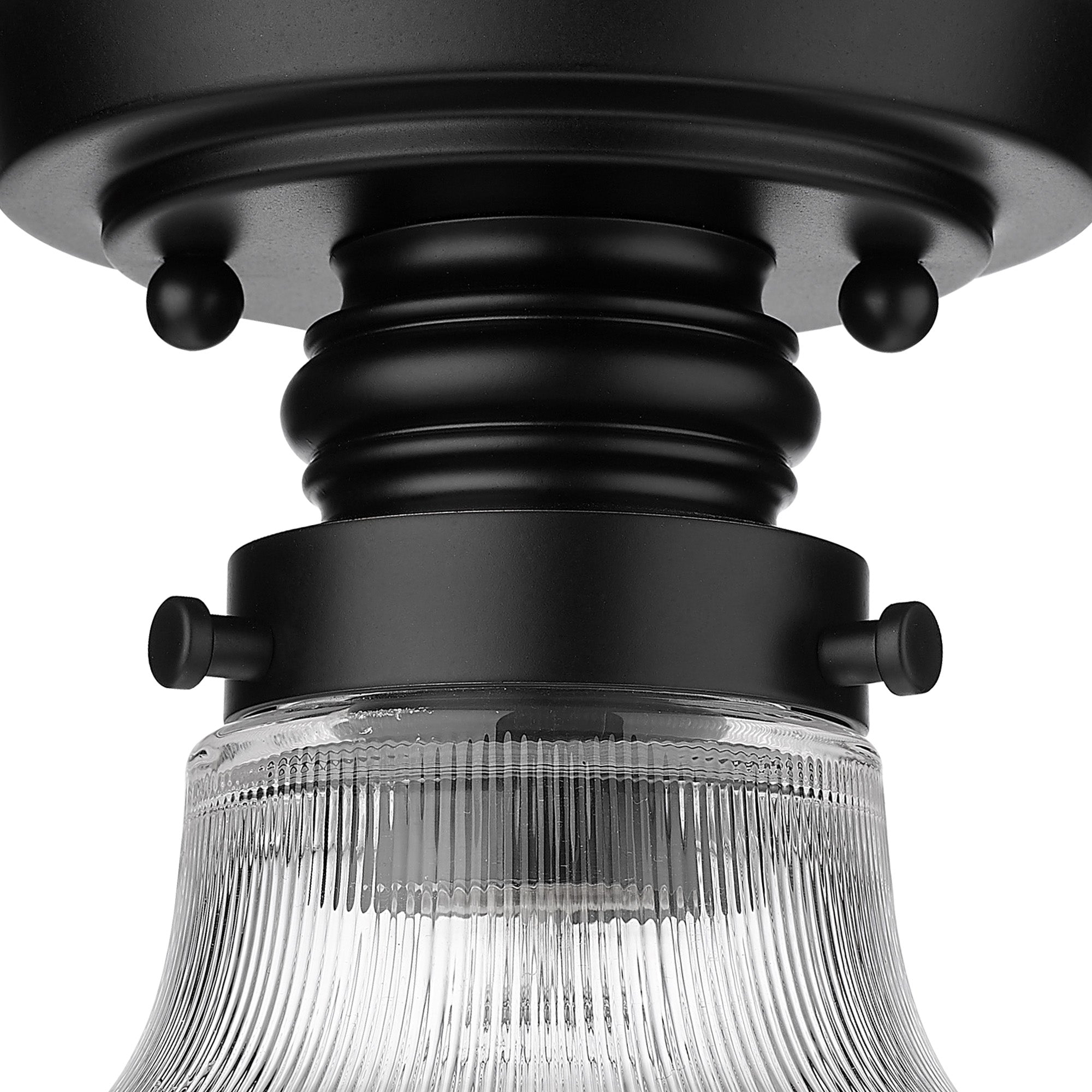Clary 1-light Flush Mount in Matte Black
