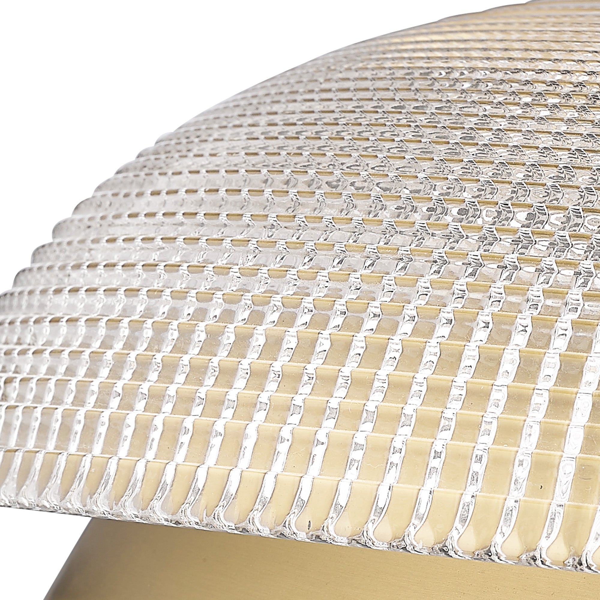 Golden Lighting Crawford 1-light Flush Mount in Brushed Champagne Brass - - Golden Lighting
