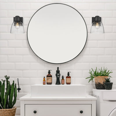 Golden Lighting Remy 1-light Wall Sconce in Matte Black - - Golden Lighting