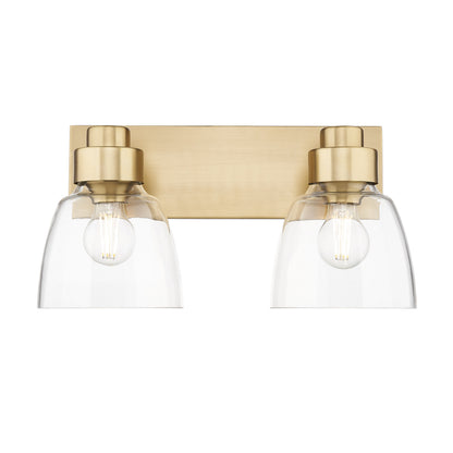 Golden Lighting Remy 2-light Vanity in Brushed Champagne Brass - - Golden Lighting