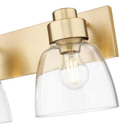 Golden Lighting Remy 2-light Vanity in Brushed Champagne Brass - - Golden Lighting