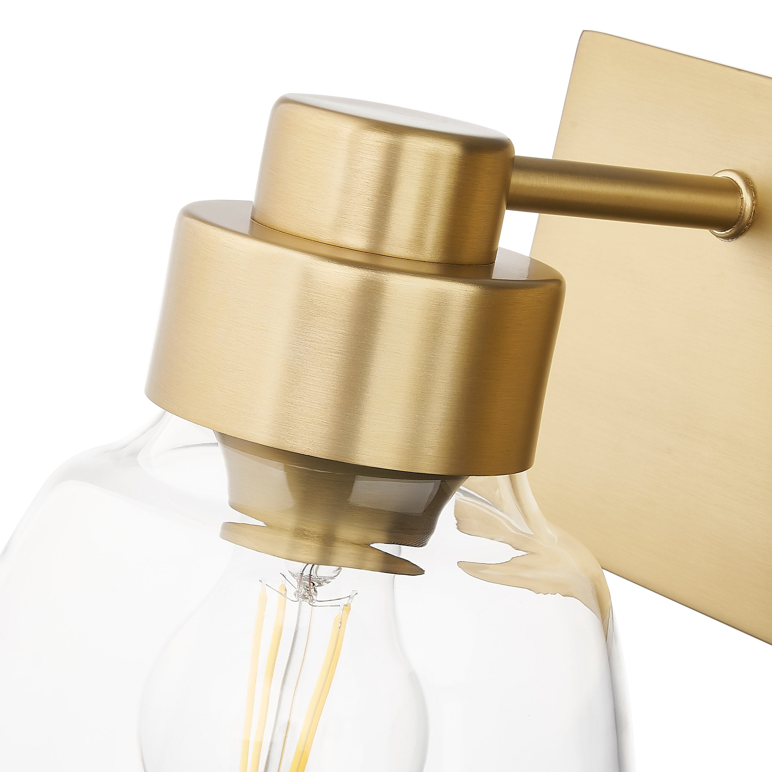 Golden Lighting Remy 2-light Vanity in Brushed Champagne Brass - - Golden Lighting