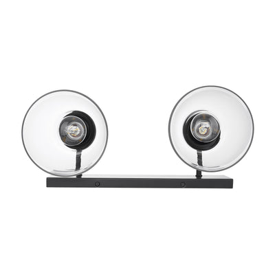 Golden Lighting Remy 2-light Vanity in Matte Black - - Golden Lighting