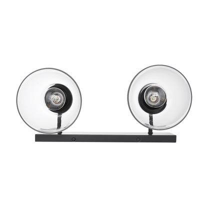 Golden Lighting Remy 2-light Vanity in Matte Black - - Golden Lighting