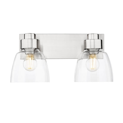Golden Lighting Remy 2-light Vanity in Pewter - - Golden Lighting