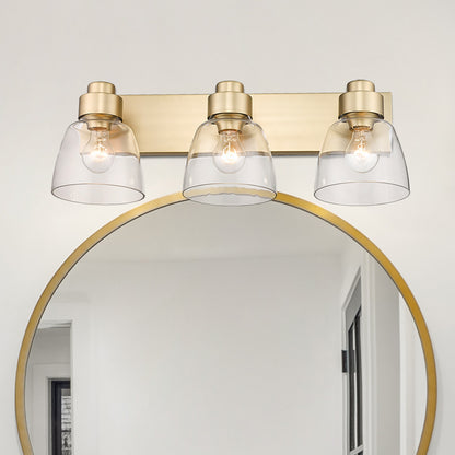 Golden Lighting Remy 3-light Vanity in Brushed Champagne Brass - - Golden Lighting