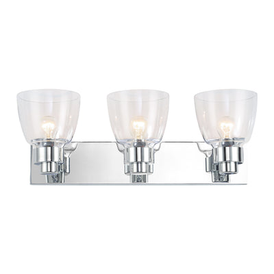 Golden Lighting Remy 3-light Vanity in Chrome - - Golden Lighting