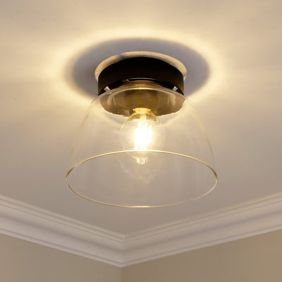 Golden Lighting Remy 1-light Flush Mount in Matte Black - - Golden Lighting