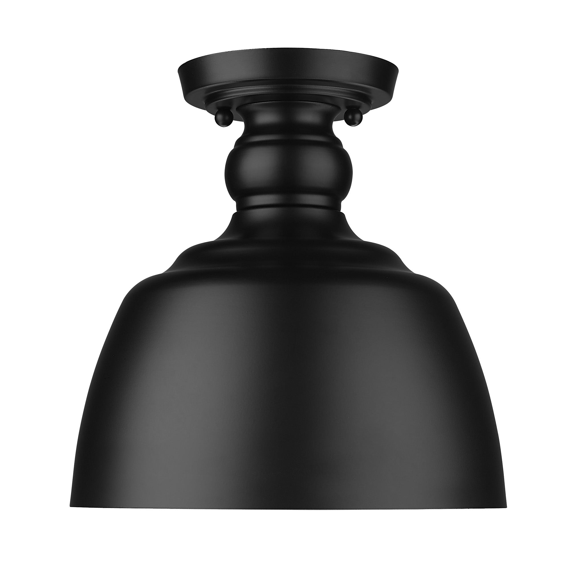 Holmes 1-light Flush Mount in Matte Black