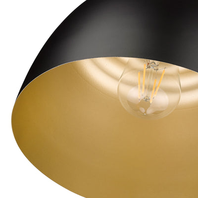Holmes 1-light Flush Mount in Matte Black