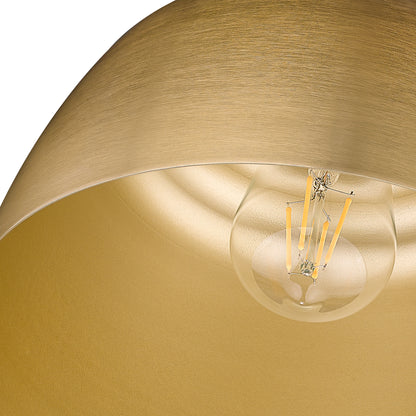 Holmes 1-light Flush Mount in Modern Brushed Gold