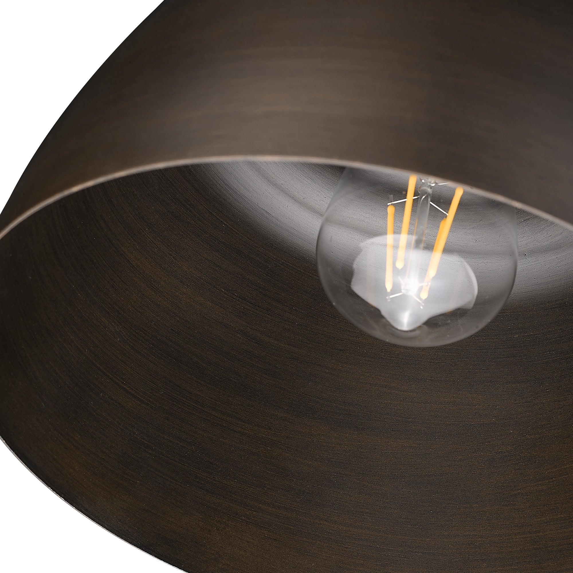 Holmes 1-light Flush Mount in Rubbed Bronze