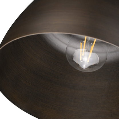 Holmes 1-light Flush Mount in Rubbed Bronze