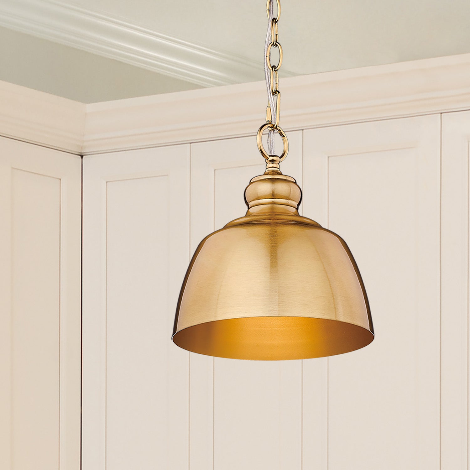 Holmes 1-light Pendant in Modern Brushed Gold