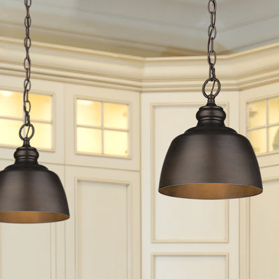 Holmes 1-light Pendant in Rubbed Bronze