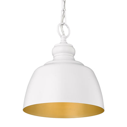 Holmes 1-light Pendant in Matte White