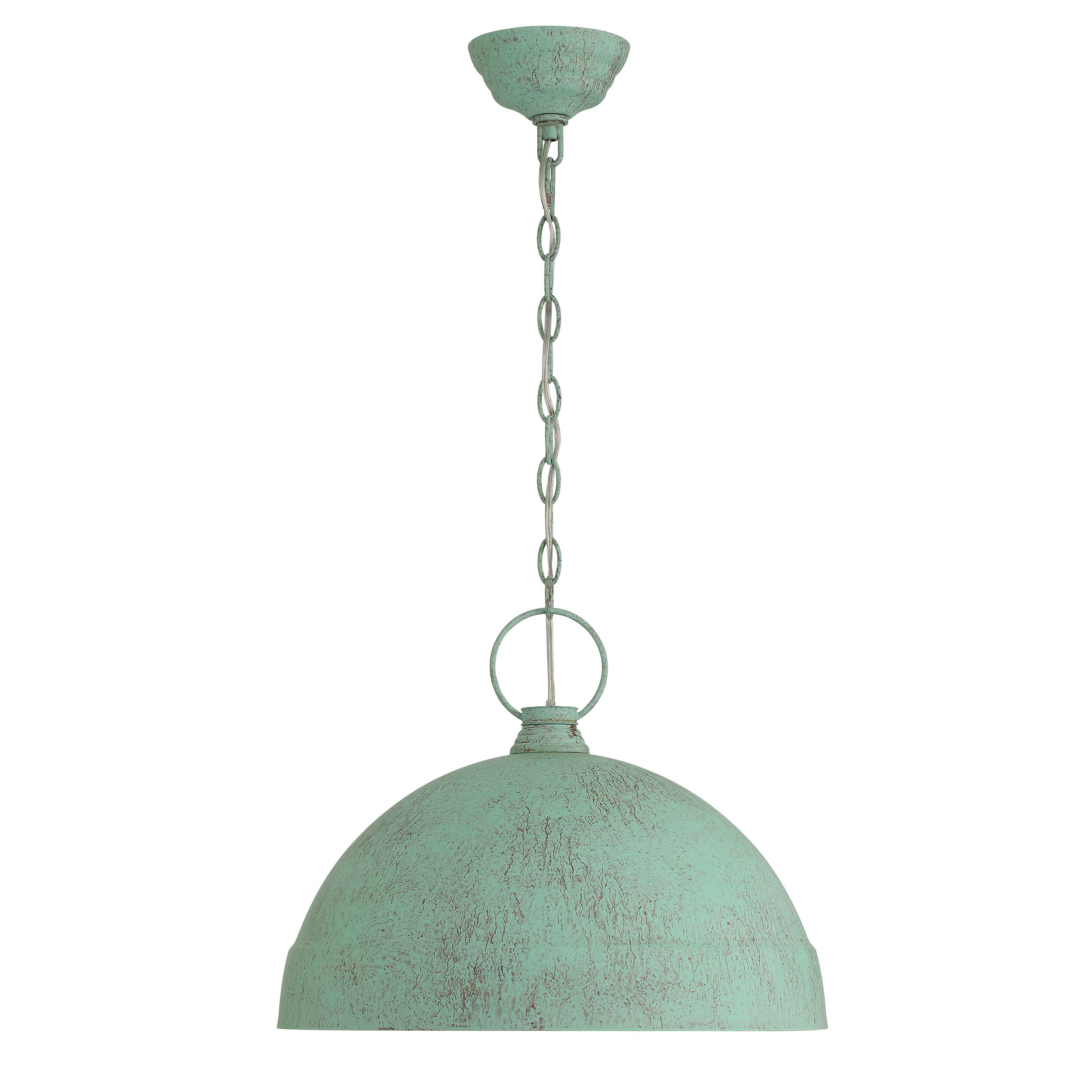 Golden Lighting Lincoln 1-light Pendant in Green Patina - - Golden Lighting