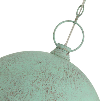 Golden Lighting Lincoln 1-light Pendant in Green Patina - - Golden Lighting