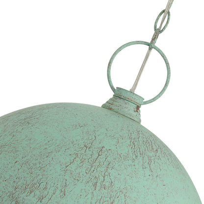 Golden Lighting Lincoln 1-light Pendant in Green Patina - - Golden Lighting