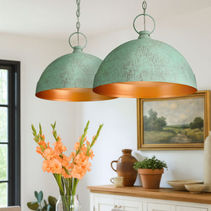 Golden Lighting Laurent 9-light Pendant in Antique Ivory