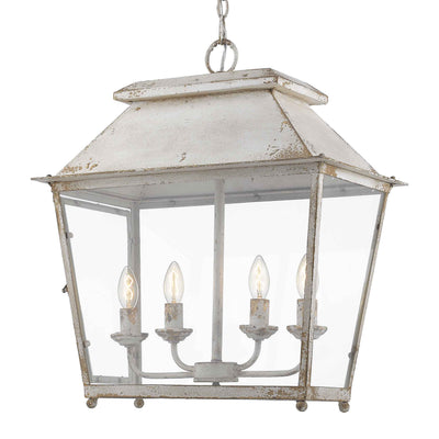 Golden Lighting Abingdon 4-light Pendant in Antique Ivory - Default Title - Golden Lighting