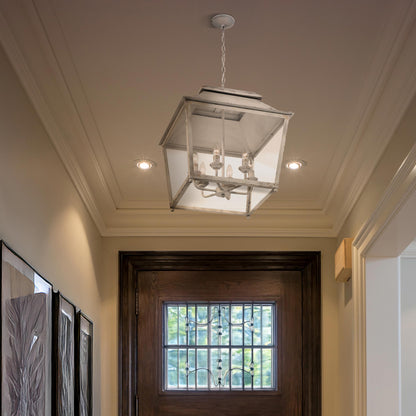 Golden Lighting Abingdon 6-light Pendant in Antique Ivory