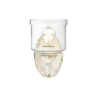 Golden Lighting Keating 1-light Wall Sconce in Antique Ivory - - Golden Lighting