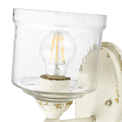 Golden Lighting Keating 1-light Wall Sconce in Antique Ivory - - Golden Lighting