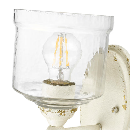 Golden Lighting Keating 1-light Wall Sconce in Antique Ivory - - Golden Lighting