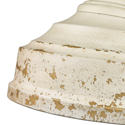 Golden Lighting Keating 3-light Pendant in Antique Ivory - - Golden Lighting