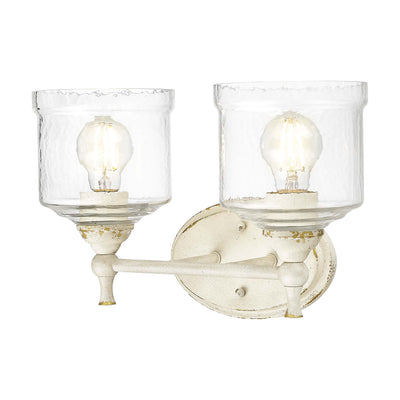 Golden Lighting Keating 2-light Vanity in Antique Ivory - Default Title - Golden Lighting
