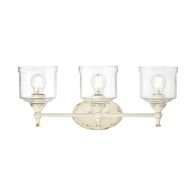 Golden Lighting Keating 3-light Vanity in Antique Ivory - - Golden Lighting