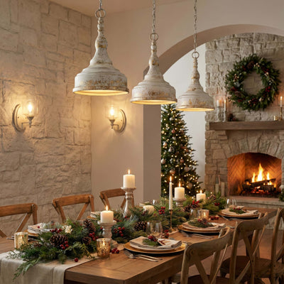 Golden Lighting Keating 1-light Pendant in Antique Ivory and Antique Ivory shade - - Golden Lighting