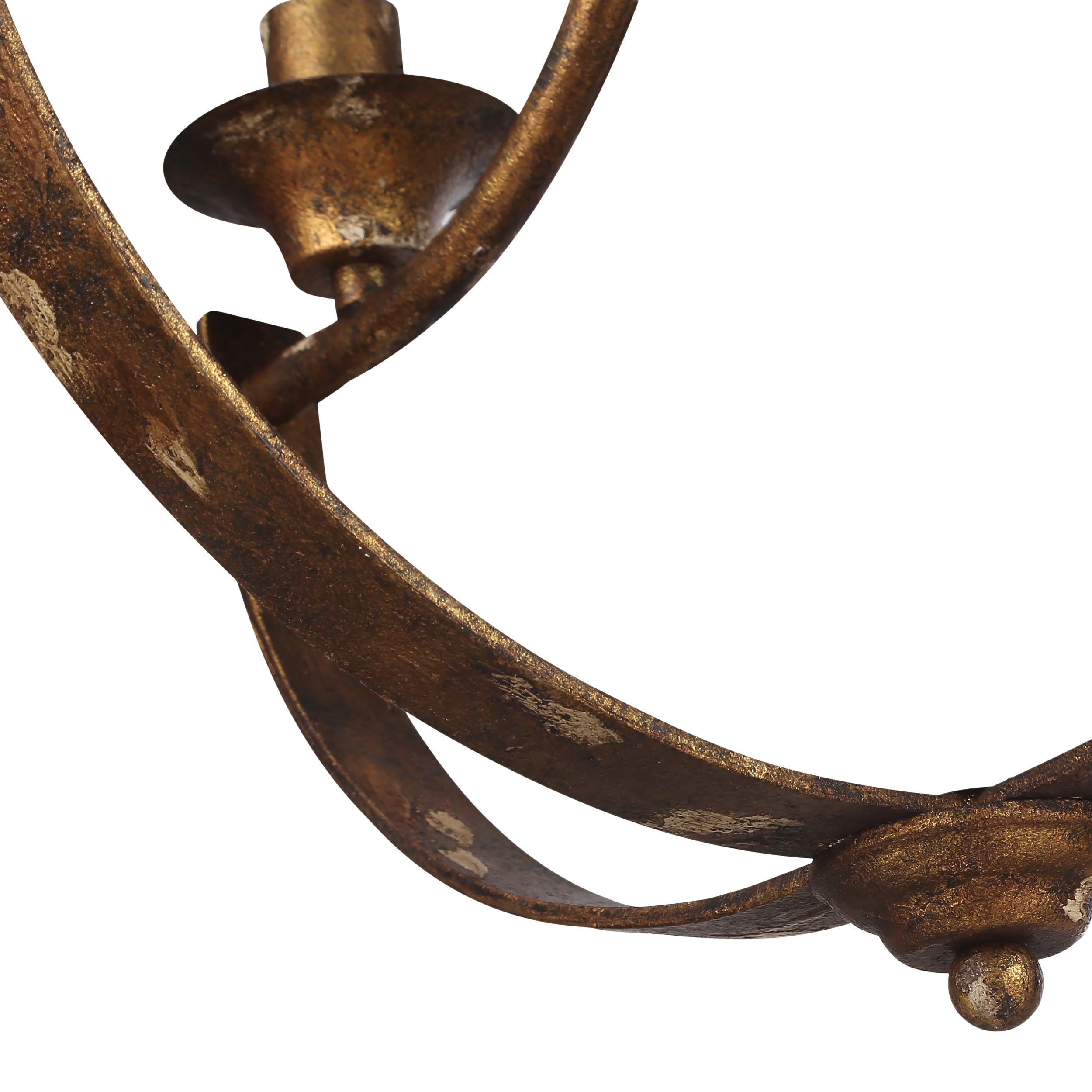 Victoria 4-light Chandelier in Heirloom Gold