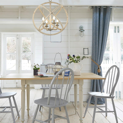 Marina 4-light Chandelier in Burnished Chestnut