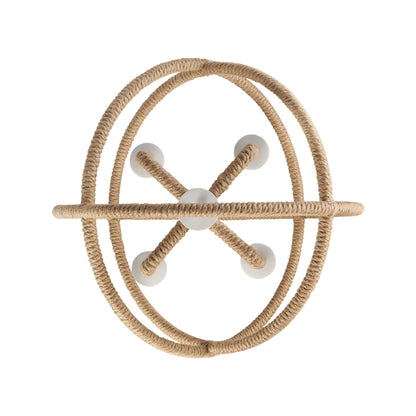 Marina 4-light Chandelier in Natural White