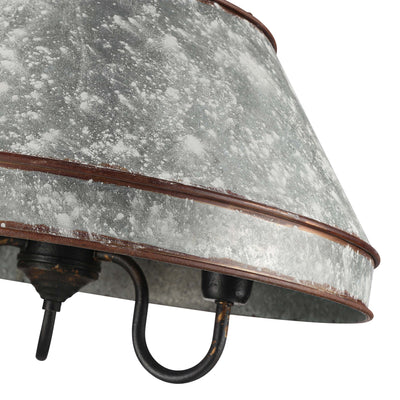 Jasper 3-light Pendant in Antique Black Iron - - Golden Lighting