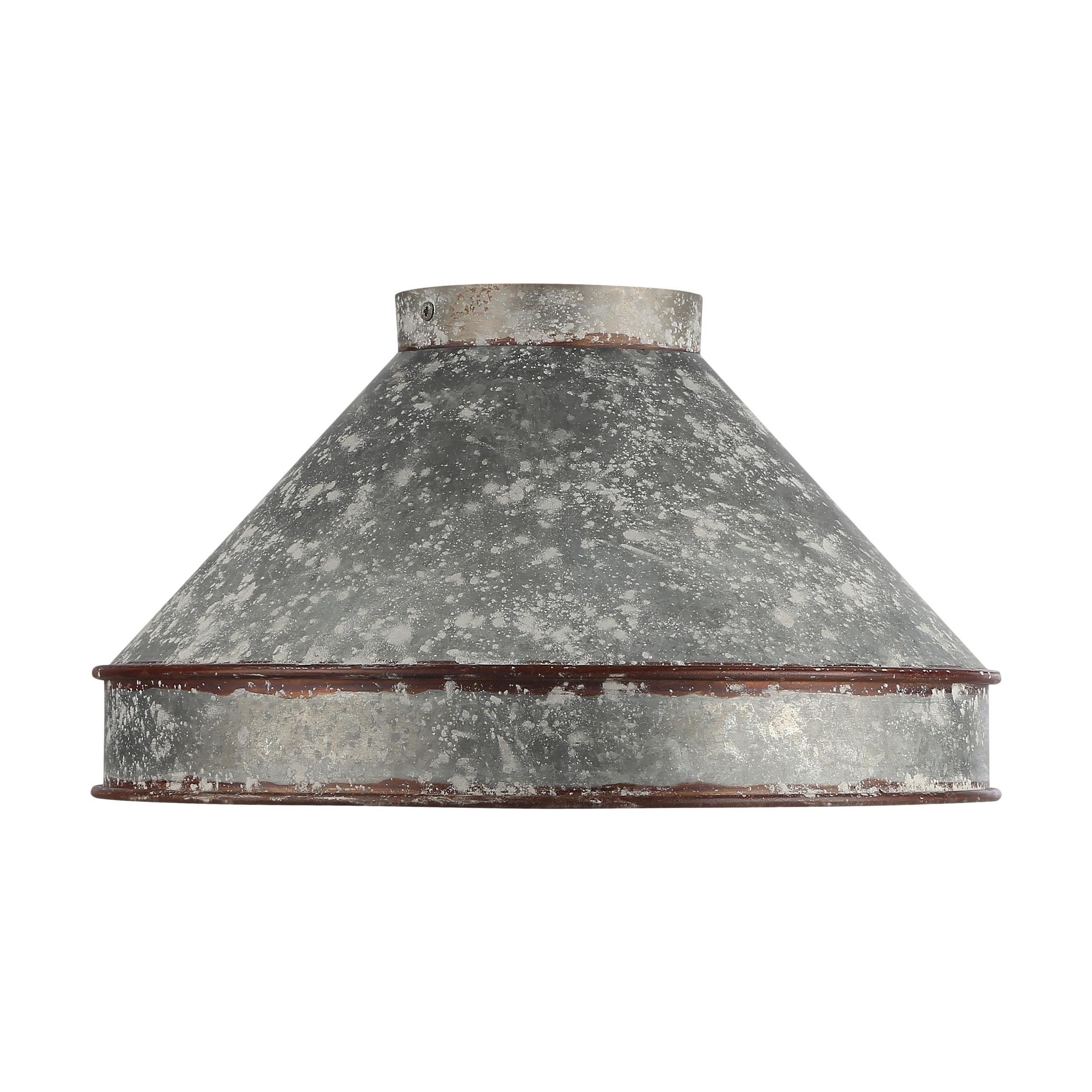 Jasper 3-light Flush Mount in Antique Black Iron - - Golden Lighting