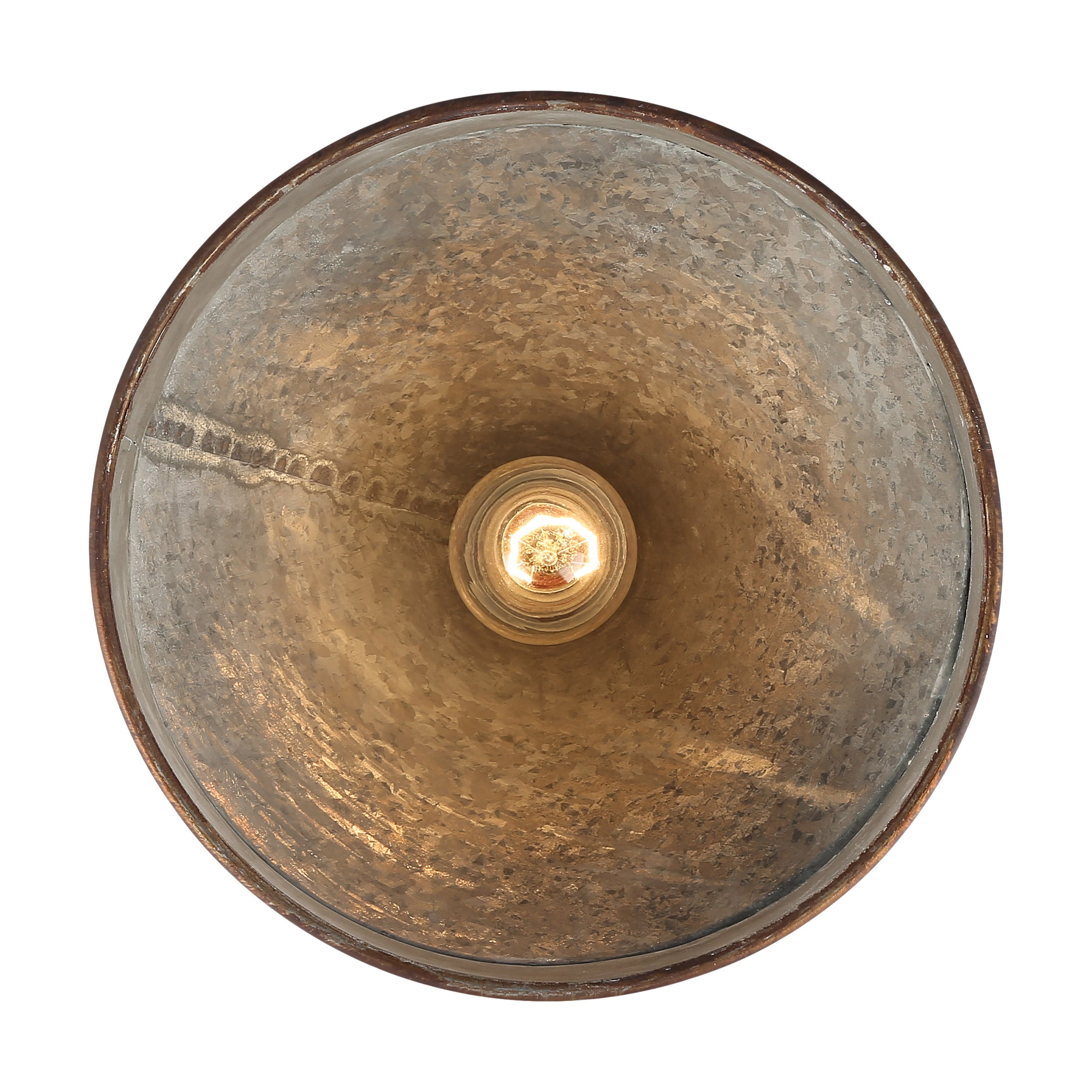 Jasper 1-light Pendant in Antique Black Iron - - Golden Lighting