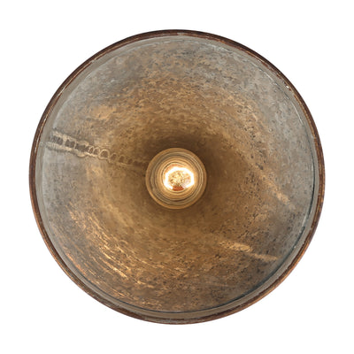 Jasper 1-light Pendant in Antique Black Iron - - Golden Lighting