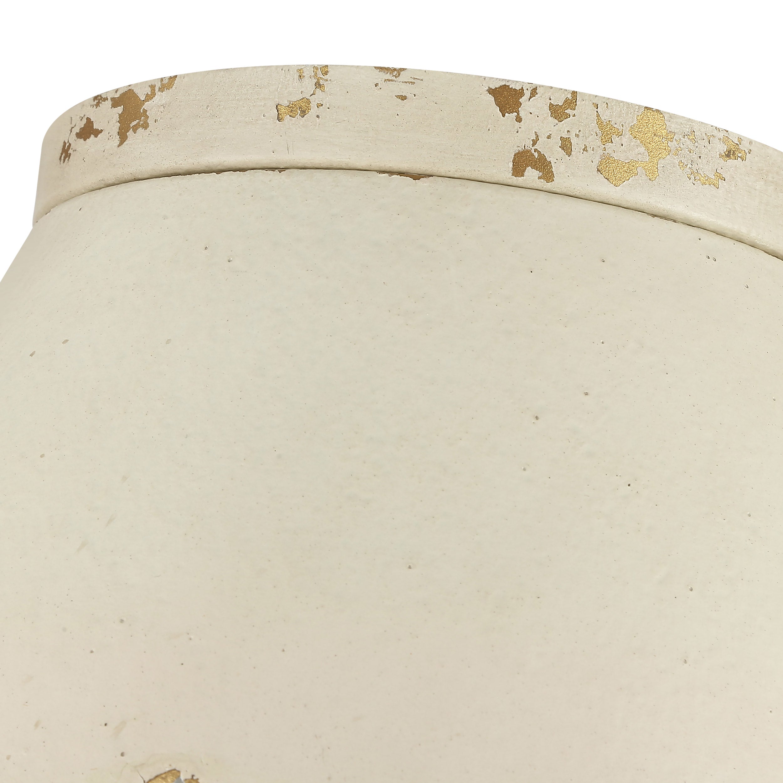 Eloise 3-light Flush Mount in Antique Ivory