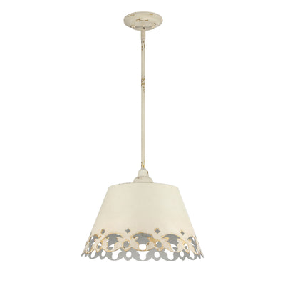 Eloise 3-light Pendant in Antique Ivory, alternate view - Golden Lighting
