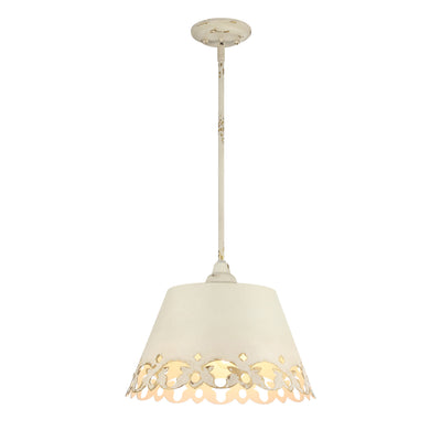 Eloise 3-light Pendant in Antique Ivory - Golden Lighting