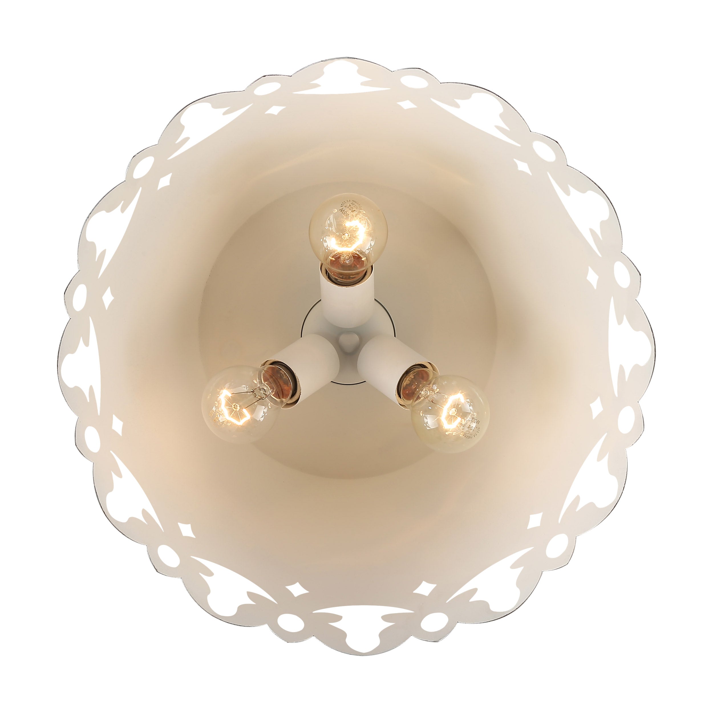 Eloise 3-light Pendant in Antique Ivory
