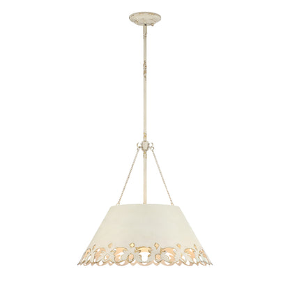 Eloise 5-light Pendant in Antique Ivory