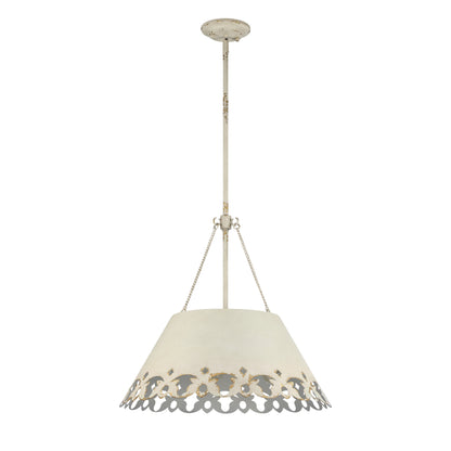 Eloise 5-light Pendant in Antique Ivory