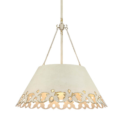 Eloise 5-light Pendant in Antique Ivory
