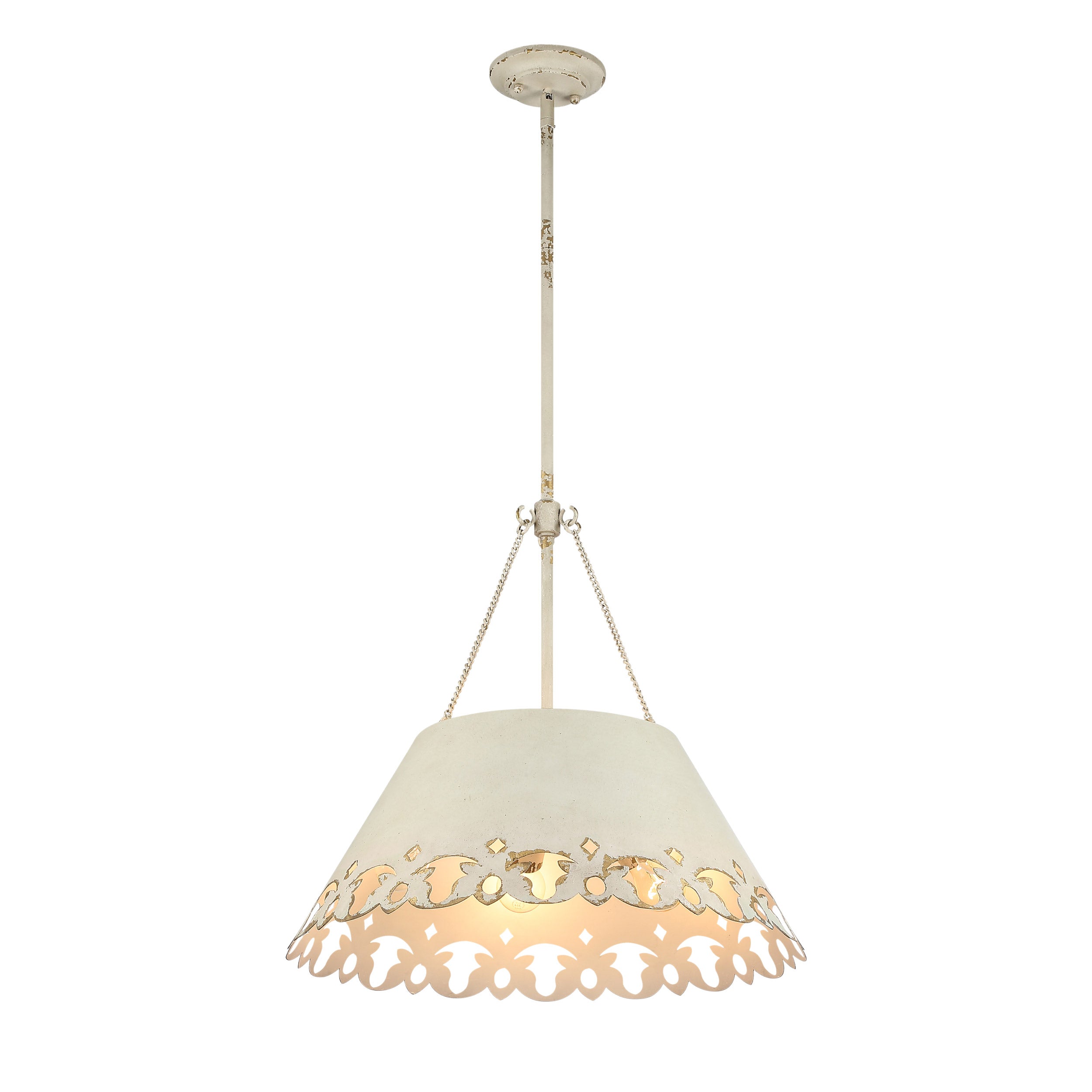 Eloise 5-light Pendant in Antique Ivory