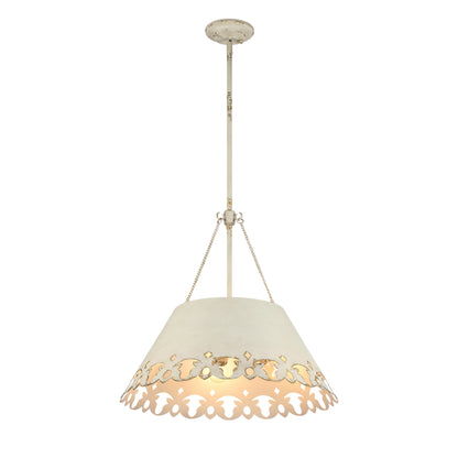 Eloise 5-light Pendant in Antique Ivory