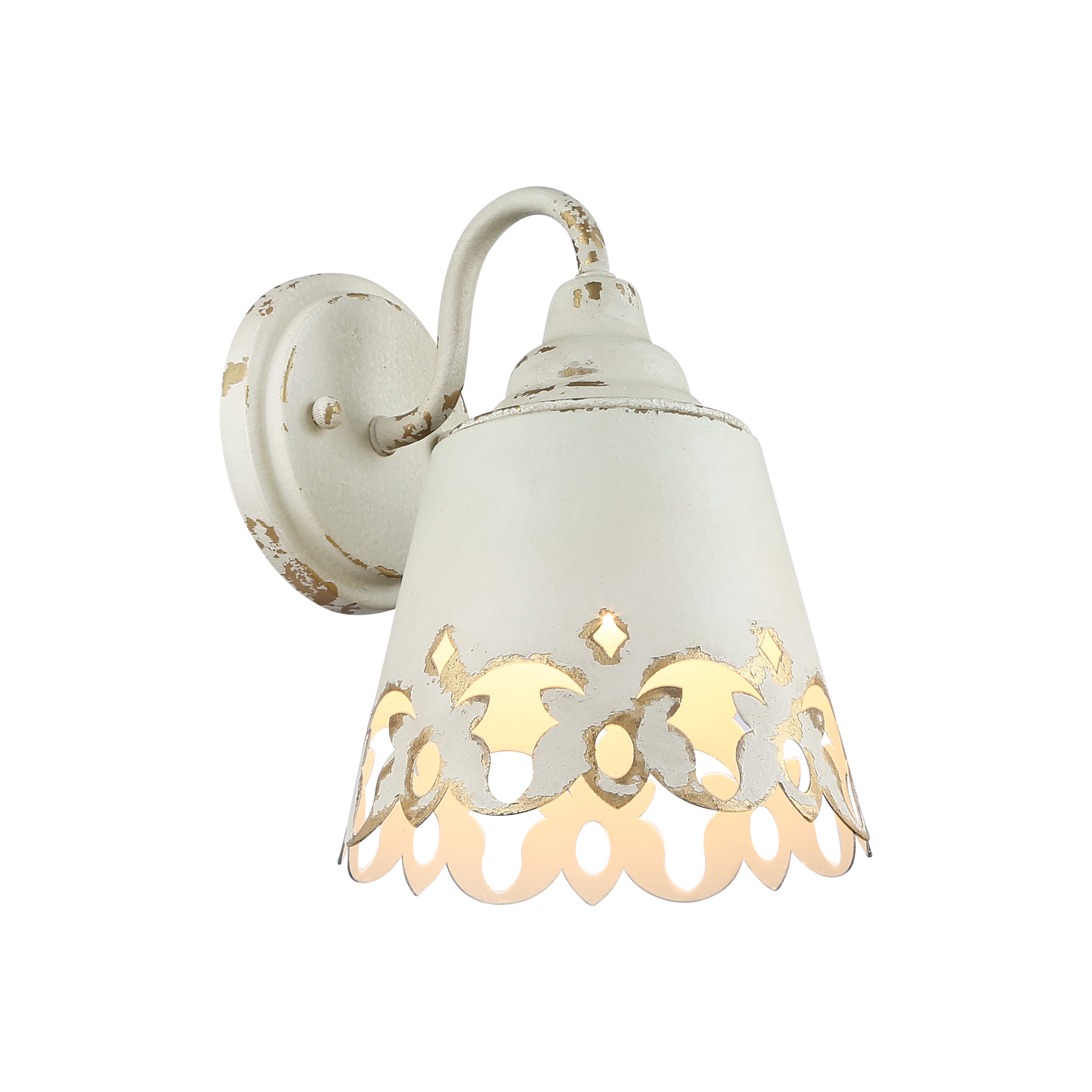 Eloise 1-light Vanity in Antique Ivory